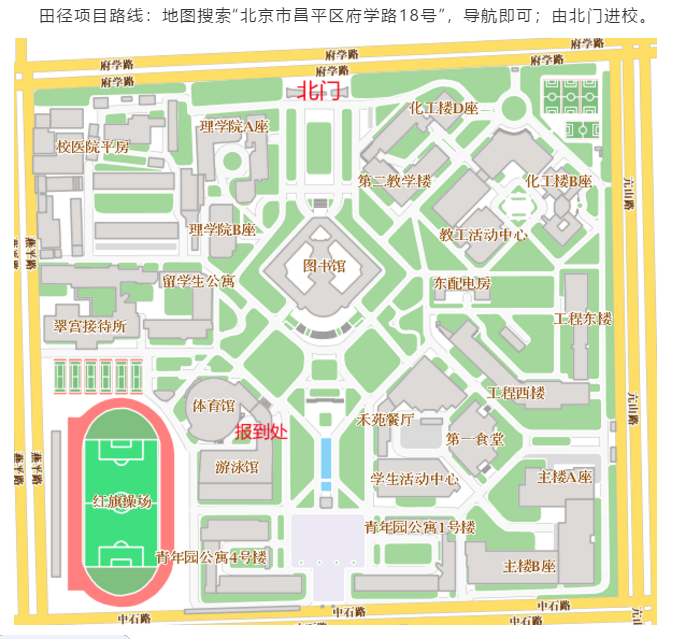 中国石油大学北京2021年高水平运动队校考测试通知